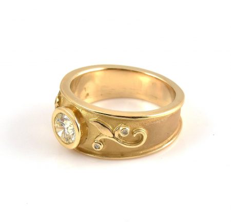 Art Nouveau Style Diamond Ring | B22413