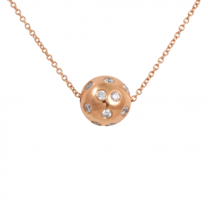 Diamond Stella ball necklace