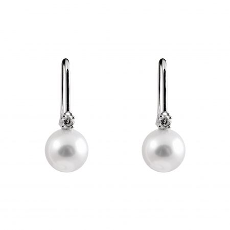 South Sea pearl french hook earrings