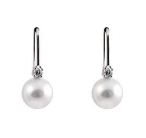 South Sea pearl french hook earrings