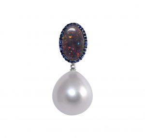 Autore South Sea Pearl and Opal pendant