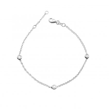 Chain diamond bracelet