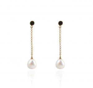Chain Drop FWP earrings
