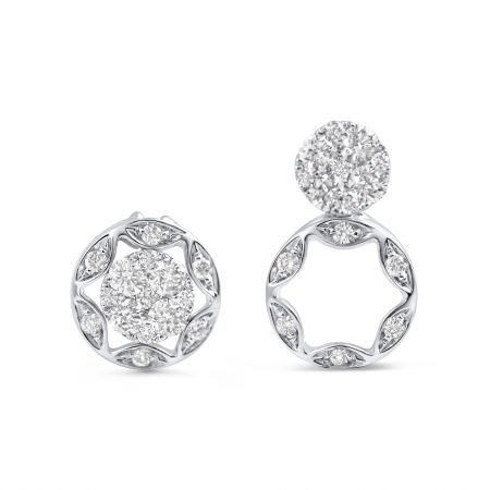 convertible diamond earrings