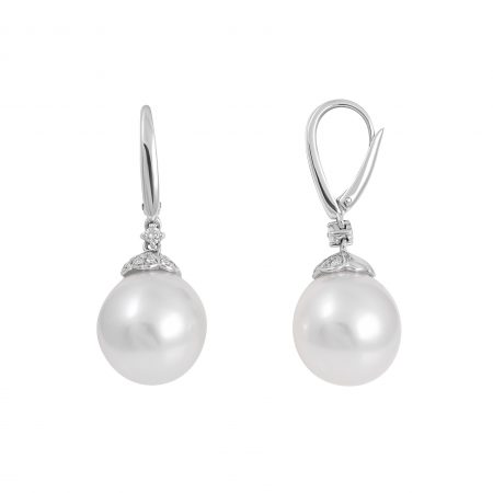 South sea pearl drop earrings