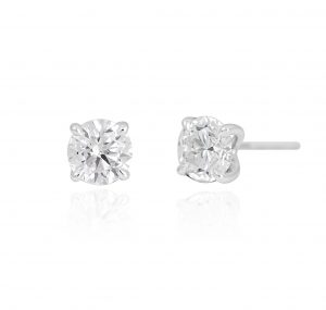 1.00ctw classic diamond stud earrings