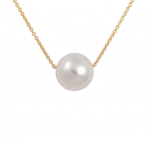 Floating south sea pearl necklace