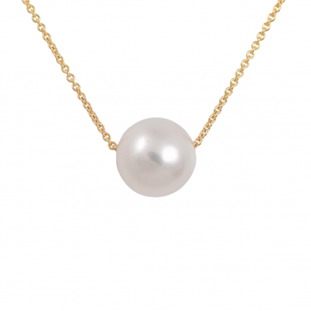 Floating south sea pearl necklace