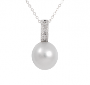 Autore South Sea Pearl and diamond pendant