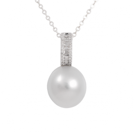 Autore South Sea Pearl and diamond pendant
