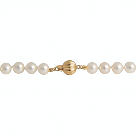 Freshwater 6mm Pearl Yellow Gold Strand
