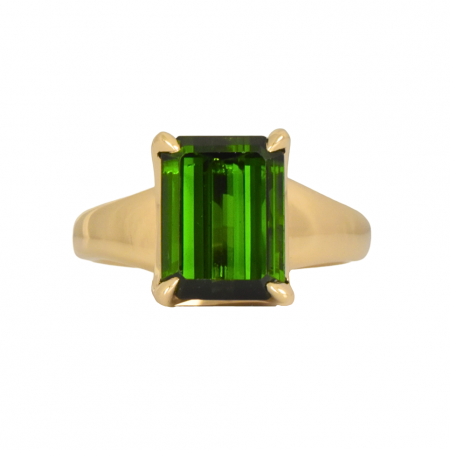 Green Tourmaline Dress Ring