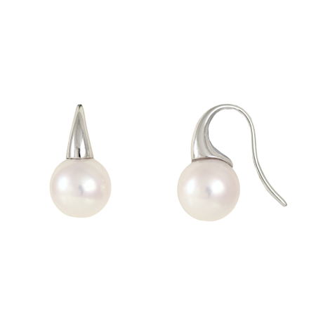 freshwater pearl Shepherds hook earrings